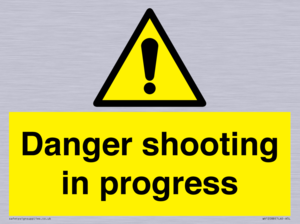 Danger shooting in progress